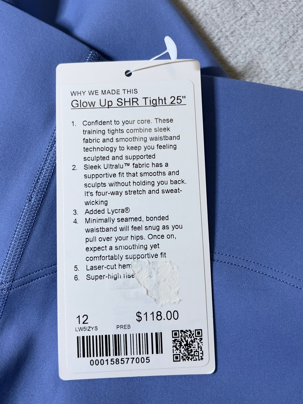 NWT!! lululemon Glow Up™ Super-High-Rise Tight 25" MSRP $118 - Picture 10 of 13